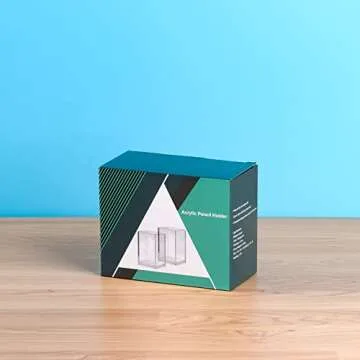 CECOLIC Acrylic Pen Holder 2 Pack Clear Pencil Holder Desk Accessories, Acrylic Pencil Cup Stationery Organizer for Office, School, Home Supplies