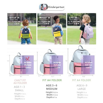 atgark Kids Backpack for School, Lightweight and Safe