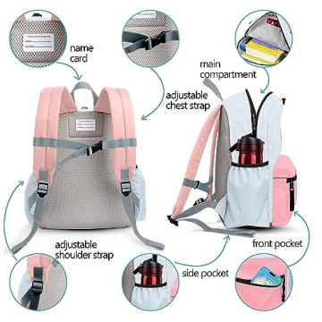 atgark Kids Backpack for School, Lightweight and Safe