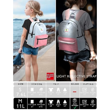 atgark Kids Backpack for School, Lightweight and Safe