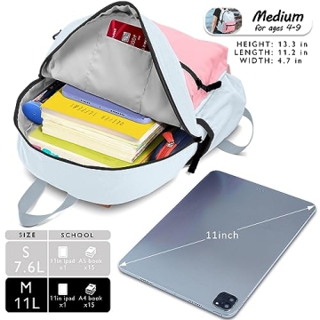 atgark Kids Backpack for School, Lightweight and Safe