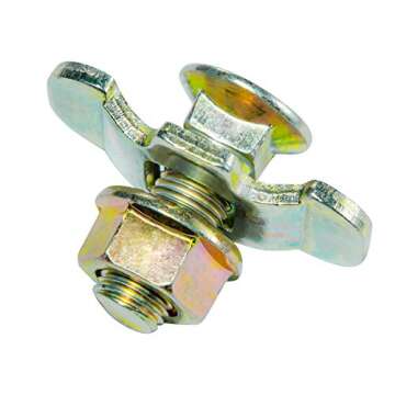 L Track Fittings Accessories Bolts Threaded Double Stud Lug 10 Pack