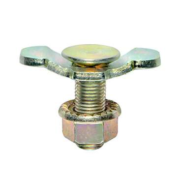 L Track Fittings Accessories Bolts Threaded Double Stud Lug 10 Pack