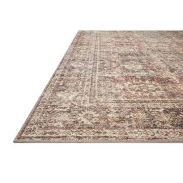 Elegant Loloi Amber Lewis Georgie Area Rug in Bordeaux