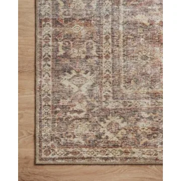 Elegant Loloi Amber Lewis Georgie Area Rug in Bordeaux