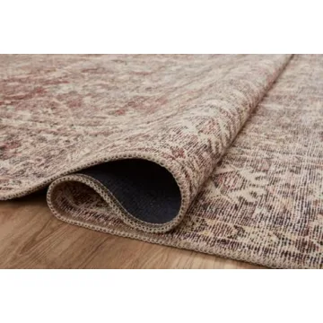 Elegant Loloi Amber Lewis Georgie Area Rug in Bordeaux
