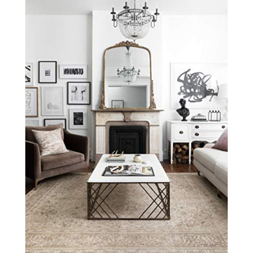 Loloi II Loren Sand/Taupe 7'-6" x 9'-6" Area Rug