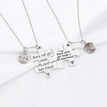 BFF Matching Bracelets - Short & Tall Friendship Jewelry