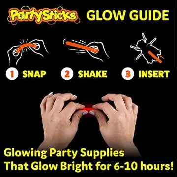 PartySticks Glow Critters - Glow in The Dark Fun