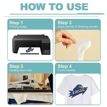 Godora DTF Powder White Hot Melt Adhesive for Dark Fabrics