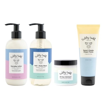 Tubby Todd Baby Bath & Skincare Kit for Newborns