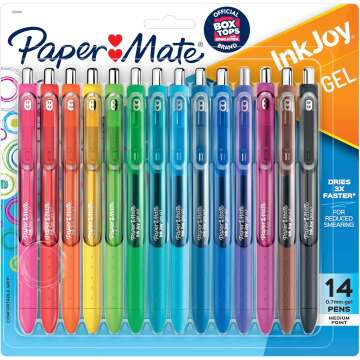 Colorful Paper Mate Gel Pens 14 Count Assorted Set