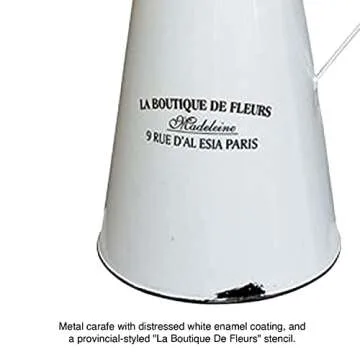 Charming Enamelware Pitcher - La Boutique de Fleurs