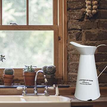 Enamelware Pitcher - La Boutique de Fleurs