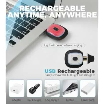 HEYAXA Unisex LED Beanie with Light, Rechargeable Headlamp Hat, Gifts for Christmas, Warm Knitted Cap Birthday Gifts for Men Adults Teens Women Dad Him (Gray)