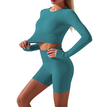 HCKG Women's Yoga Outfit Stylish Comfortable Workout Set