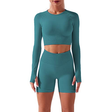 HCKG Women's Yoga Outfit Stylish Comfortable Workout Set