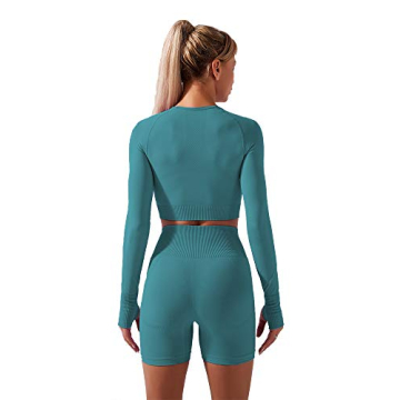 HCKG Women's Yoga Outfit Stylish Comfortable Workout Set