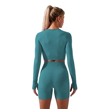 HCKG Women's Yoga Outfit Stylish Comfortable Workout Set