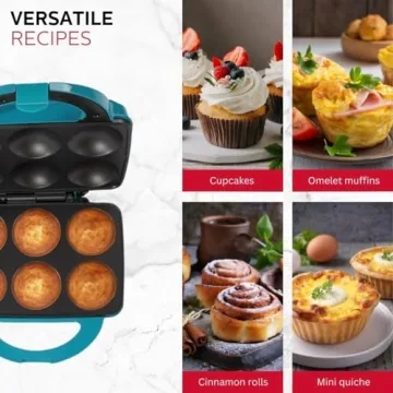 Holstein Housewares Non-Stick Cupcake Maker for Easy Baking