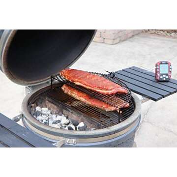 Slow 'N Sear Kamado Grill - Premium Charcoal Smoker