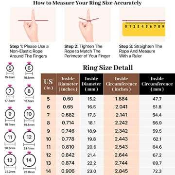 HZMAN Moon Star Sun Ring - Durable Boho Jewelry