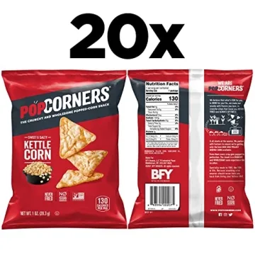 PopCorners Kettle Corn Snack - Wholesome Crunch in Every Bite