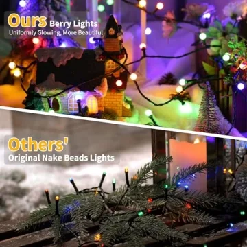 Vibrant ODEETRONIC RGB Color Changing Christmas Lights