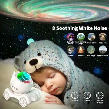 ENOKIK Galaxy Projector - Multifunctional Night Light & Speaker