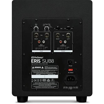 Compact PreSonus Eris Sub 8 Powerful Studio Subwoofer