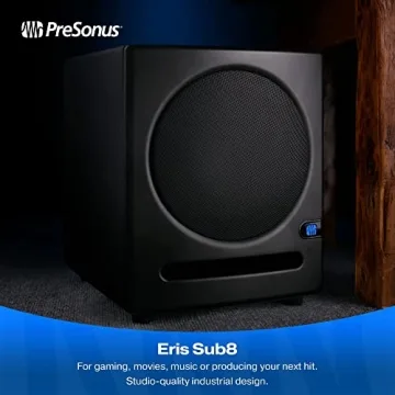 Compact PreSonus Eris Sub 8 Powerful Studio Subwoofer