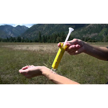 Sawyer Products Venom Extractor & Suction Pump Kit for Snake Bite, & Bee, Wasp, and Mosquito Stings, Yellow, One Size (B4)