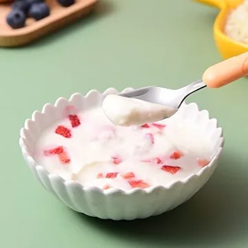 FUNNUO Kids Cartoon Stainless Steel Utensils in Portable Case