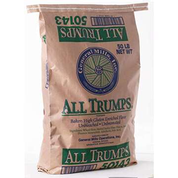 All Trumps Enriched Malted Spring Wheat Flour, 50 Pound -- 1 each.