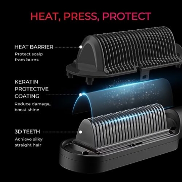 TYMO RING PLUS Ionic Hair Straightener for Effortless Styling