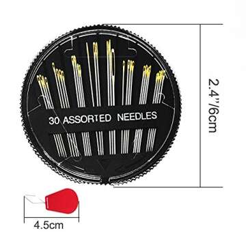 Premium Hand Sewing Needles Kit for All Crafting Needs