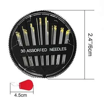 Premium Hand Sewing Needles Kit for All Crafting Needs