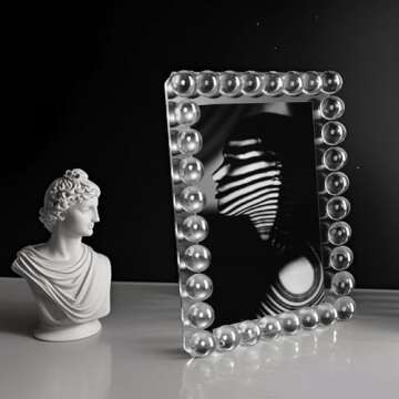 SAAEH SWWH 8x10 Clear Bubble Crystal Picture Frame