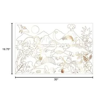 Meri Meri Dinosaur Kingdom Coloring Fun for Kids - Unique Gift