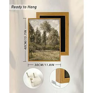 InSimSea Vintage Wall Art - Pissarro Poplars Print