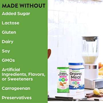 Organic Almond Milk with Protein and No Added Sugar