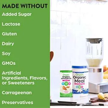 Organic Almond Milk with Protein and No Added Sugar