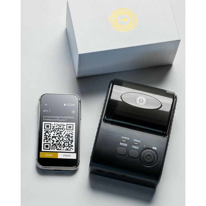 Secure Cold Storage Crypto Wallet & Printer
