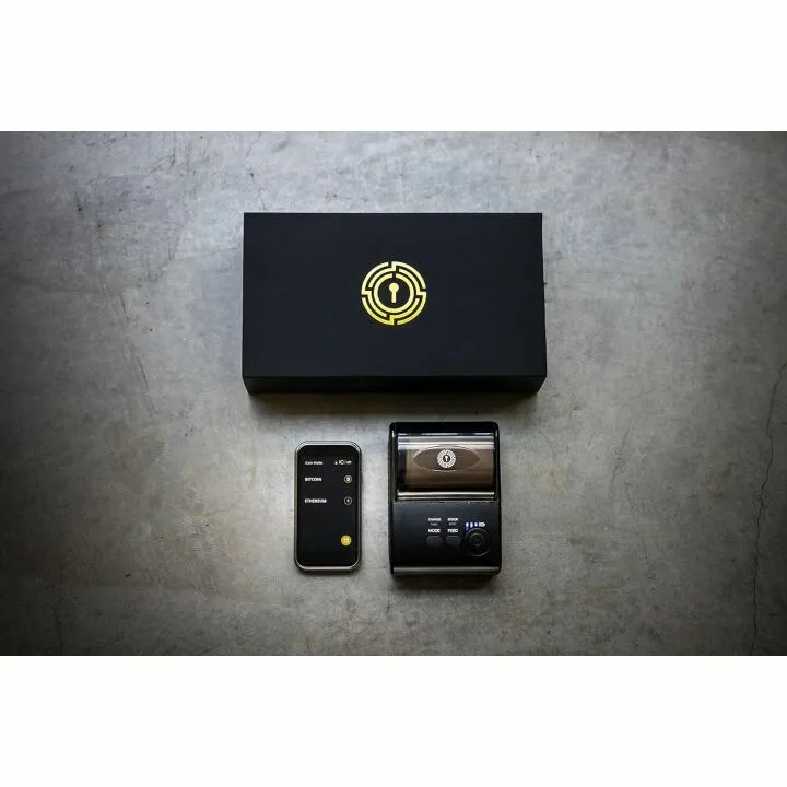 Secure Cold Storage Crypto Wallet & Printer