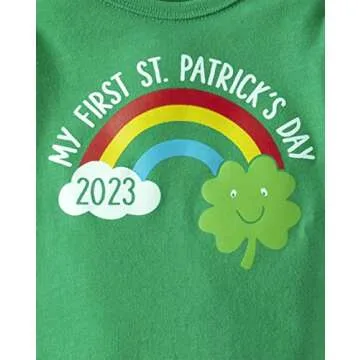 Adorable 'My First St. Patrick's Day' Graphic Bodysuit for Baby