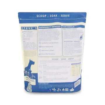 Steve's Real Food Freeze-Dried Raw Food Diet for Dogs and Cats, 2-Pack, Turkey Recipe, 1.25 lbs in E...