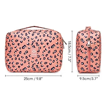 Narwey Waterproof Hanging Toiletry Bag for Women