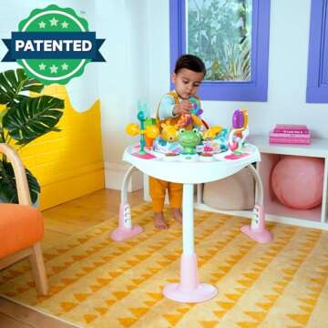 Bright Starts Bounce 2-in-1 Activity Jumper & Table