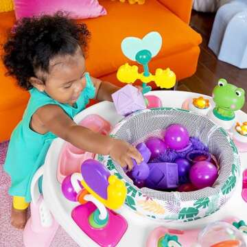 Bright Starts Bounce 2-in-1 Activity Jumper & Table