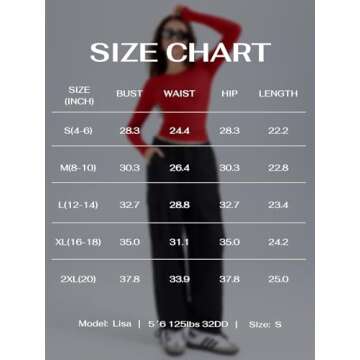 REORIA Long Sleeve Shirts for Women 2024 Fall Fashion Round Neck Basics Going Out Tops Layering Slim Fitted Top Red S
